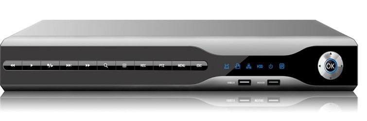 FULL D1 HD DVR 8 KANAL RECORDER FÜR ÜBERWACHUNG H.264 VGA HDMI Iphone Android