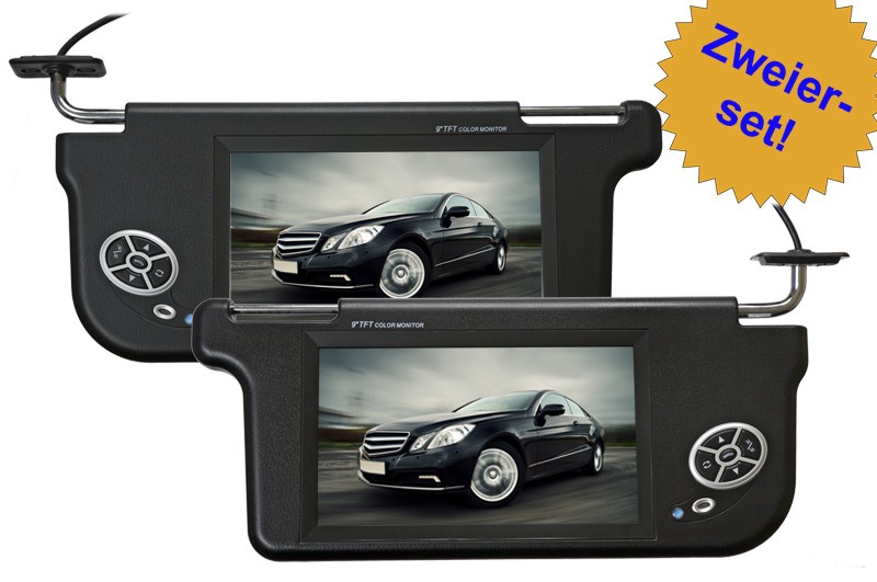 2 x 9 ZOLL TFT LCD MONITOR SONNENBLENDE SONNENBLENDEN