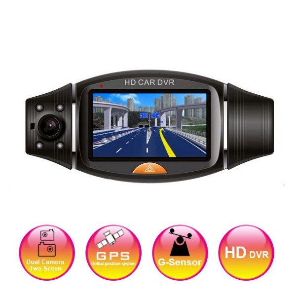 86cm Auto KFZ Car Überwachung DVR Blackbox GPS G Sensor Motion